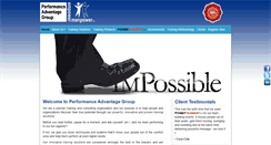 Desktop Screenshot of performanceadvantagegroup.com